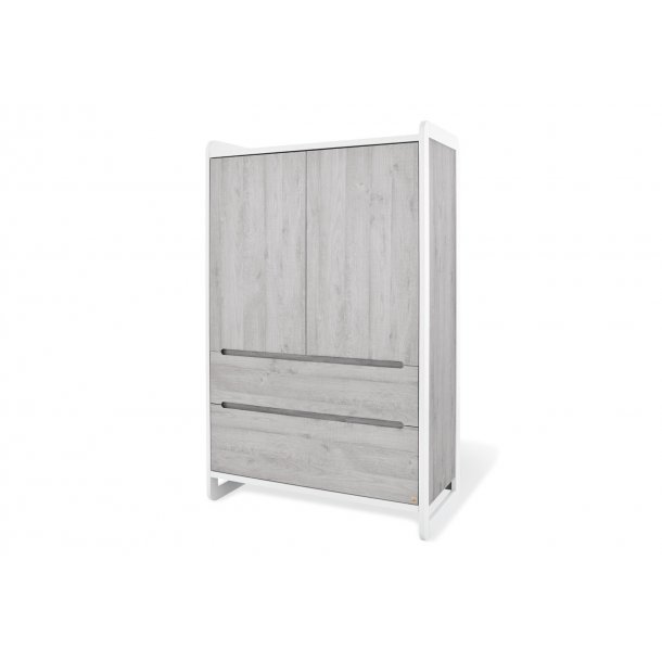 Wardrobe Curve Classy Matt Mdf White Lacquered And Laminated