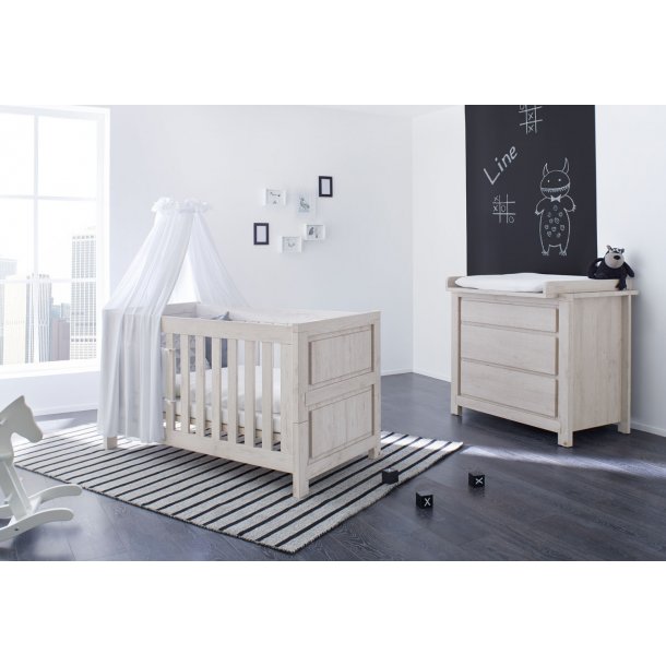 cot bed and changing unit